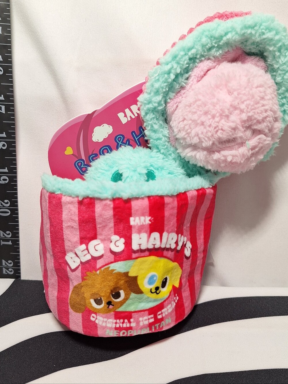 NWT Bark Beg & Hairy's Dog Toy S